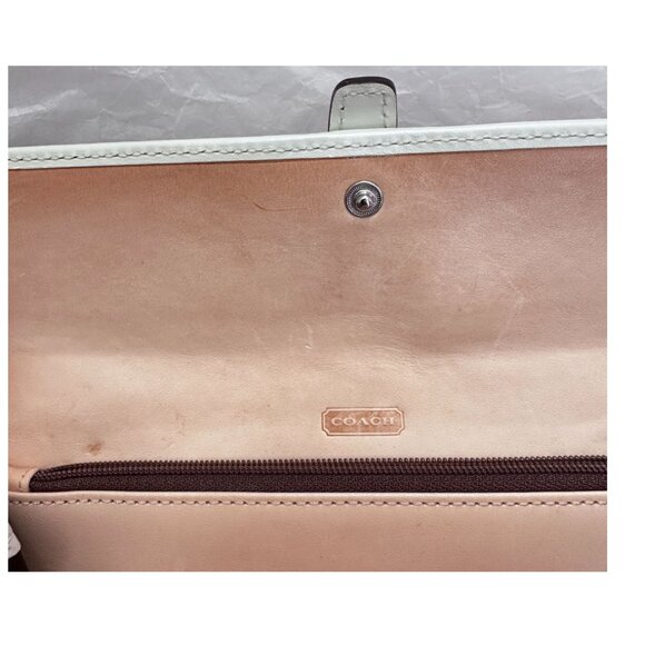 Coach Ivory Long Wallet Wristlet - Picture 7 of 11